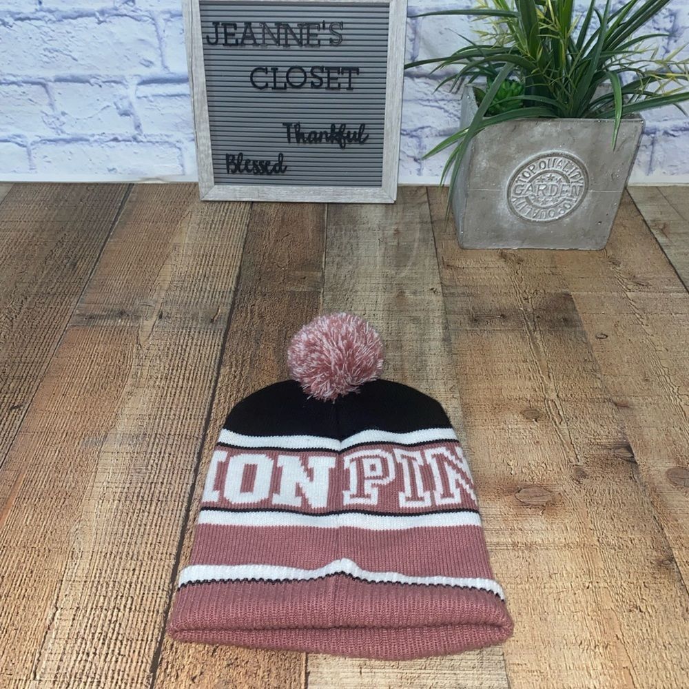 Pink nation beanie hat - Picture 9 of 9